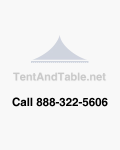 USED 20' x 20' White PVC Weekender West Coast Frame Tent Top