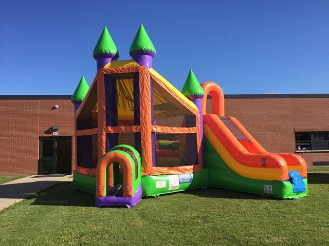 Provide your kids with a thrilling remote recess inside one of these bounce house slide combos!