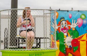 A dunk tank is a great addition to any fundraiser event